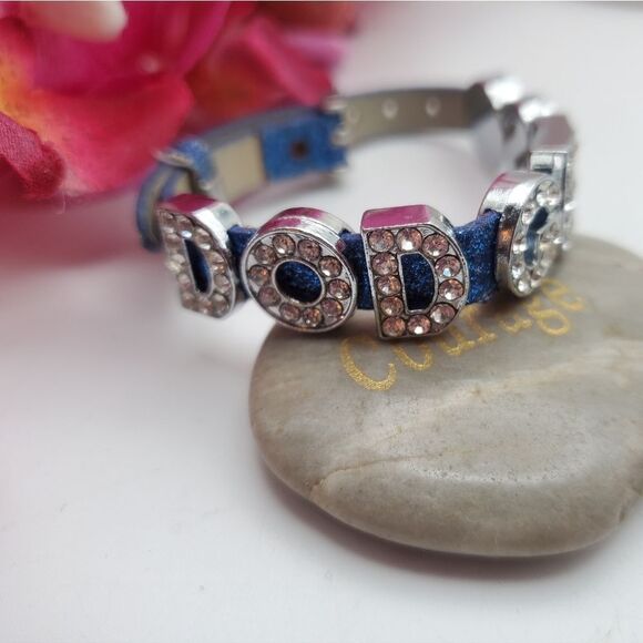 Dodgers blue sparkle bracelet - Picture 1 of 4